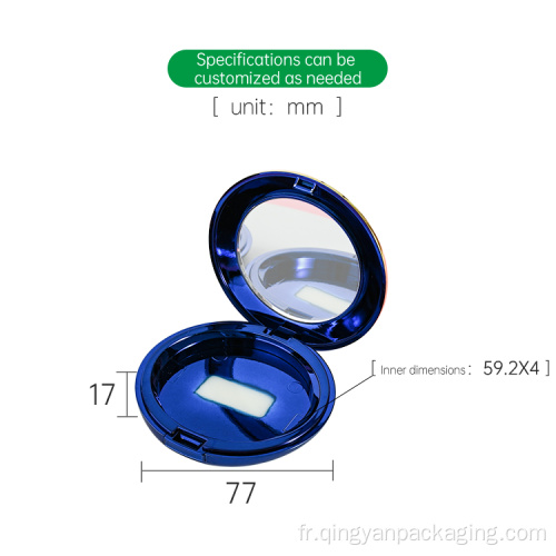 Récipient en poudre pressé avec miroir